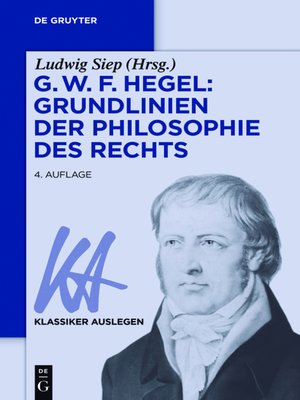 cover image of G. W. F. Hegel